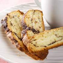Cara membuat Marble Almond Biscotti - Resep Masakan Rumahan