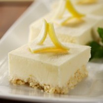 Cara membuat Lemon Squares Custard - Resep Masakan Rumahan