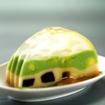 Cara membuat Puding Kelapa Campur - Resep Masakan Rumahan