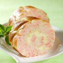 Cara membuat Strawberry & Cheese Marble Roll - Resep Masakan Rumahan