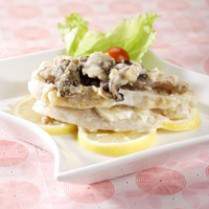 Cara membuat Baked Fish With Mushroom & Cheese - Resep Masakan Rumahan