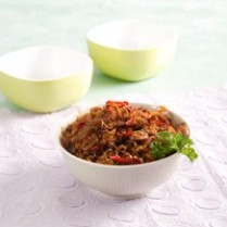Cara membuat Serundeng Pedas Cumi Asin - Resep Masakan Rumahan