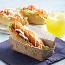 Cara membuat Hot Dog Ayam Goreng - Resep Masakan Rumahan