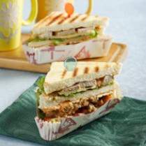 Cara membuat Club Sandwich Bakso Ayam Krispi - Resep Masakan Rumahan