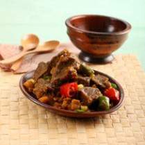 Cara membuat Lombok Kethok Daging Kentang - Resep Masakan Rumahan