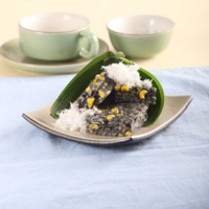 Cara membuat Sawut Hitam Bintik Jagung - Resep Masakan Rumahan