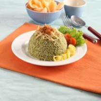 Cara membuat Nasi Uduk Bayam - Resep Masakan Rumahan