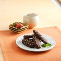 Cara membuat Roti Gambang Bolu Cokelat - Resep Masakan Rumahan