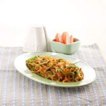 Cara membuat Oseng Kapri Wortel Rebon - Resep Masakan Rumahan