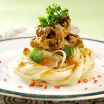 Cara membuat Fetucini Siram Saus Daging Mekuah - Resep Masakan Rumahan