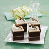 Cara membuat Puding Cokelat Berlapis Kayu Manis - Resep Masakan Rumahan