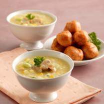 Cara membuat Sup Jagung Dan Jamur - Resep Masakan Rumahan