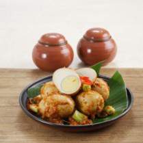 Cara membuat Telur Bumbu Seraki Pedas - Resep Masakan Rumahan