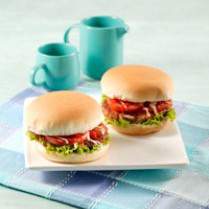 Cara membuat Burger Kornet Dan Tempe - Resep Masakan Rumahan