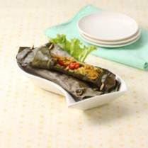 Cara membuat Pepes Teri Daun Singkong - Resep Masakan Rumahan