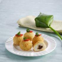 Cara membuat Lemper Goreng Isi Daging Bumbu Rendang - Resep Masakan Rumahan