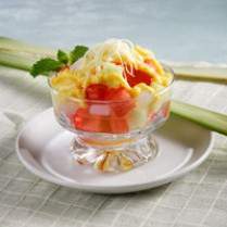 Cara membuat Salad Buah Saus Jeruk - Resep Masakan Rumahan
