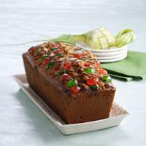 Cara membuat Cake Karamel Buah Campur - Resep Masakan Rumahan