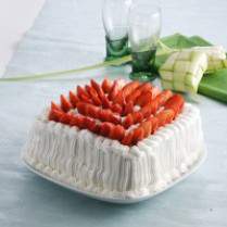 Cara membuat Cake Stroberi - Resep Masakan Rumahan