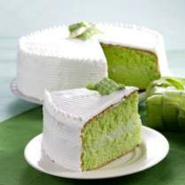 Cara membuat Cake Pandan Kelapa - Resep Masakan Rumahan