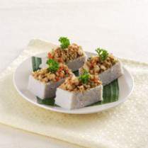 Cara membuat Talam Potong Talas - Resep Masakan Rumahan