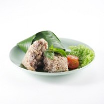 Cara membuat Nasi Pepes Ayam Beras Merah - Resep Masakan Rumahan