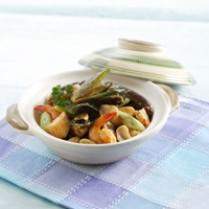 Cara membuat Sapo Seafood Pedas - Resep Masakan Rumahan