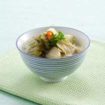 Cara membuat Sup Sawi Asin Kembang Tahu - Resep Masakan Rumahan
