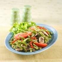 Cara membuat Tumis Buncis Bakso Pedas - Resep Masakan Rumahan