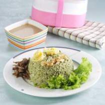 Cara membuat Nasi Uduk Ijo - Resep Masakan Rumahan