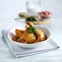 Cara membuat Rendang Ayam Kacang Merah - Resep Masakan Rumahan