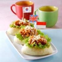 Cara membuat Roti Unyil Bolognaise - Resep Masakan Rumahan