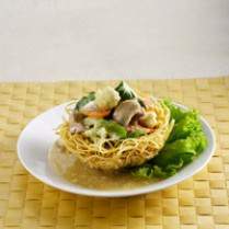 Cara membuat Mi Goreng Siram Sayuran - Resep Masakan Rumahan