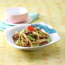 Cara membuat Cah Putren Merica Hitam - Resep Masakan Rumahan