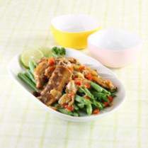 Cara membuat Buncis Siram Sarden - Resep Masakan Rumahan