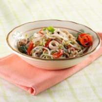 Cara membuat Tumis Taoge Cumi Asin - Resep Masakan Rumahan