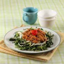 Cara membuat Kenikir Siram Bumbu - Resep Masakan Rumahan