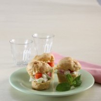 Cara membuat Sus Mangkuk Kentang Isi Salad Buah - Resep Masakan Rumahan
