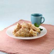 Cara membuat Crackers Goreng Isi Durian - Resep Masakan Rumahan
