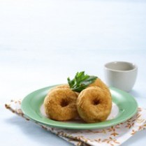 Cara membuat Donat Kentang Serundeng Ebi - Resep Masakan Rumahan