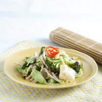 Cara membuat Tumis Brokoli Kembang Tahu - Resep Masakan Rumahan