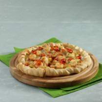 Cara membuat Pizza Udang Barbeque - Resep Masakan Rumahan