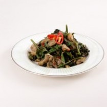Cara membuat Tumis Kangkung Jamur - Resep Masakan Rumahan