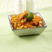Cara membuat Kakap Tumis Jagung Manis - Resep Masakan Rumahan
