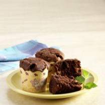 Cara membuat Cup Cake Cokelat Trio - Resep Masakan Rumahan