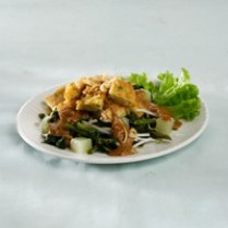 Cara membuat Pecel Bakwan Jagung - Resep Masakan Rumahan