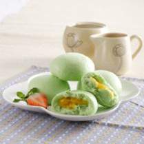Cara membuat Roti Kukus Pandan Sarikaya - Resep Masakan Rumahan