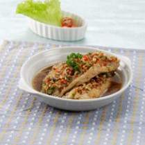Cara membuat Tim Fillet Ikan Kakap - Resep Masakan Rumahan