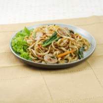 Cara membuat Mi Goreng Ebi Pedas - Resep Masakan Rumahan