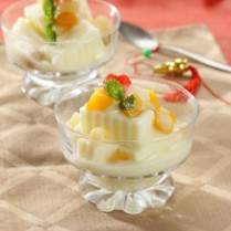 Cara membuat Puding Almon Buah Koktail - Resep Masakan Rumahan